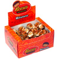 Reese Peanut Butter Cups Boks 105 stk Stor boks med deilige peanøttsjokolader